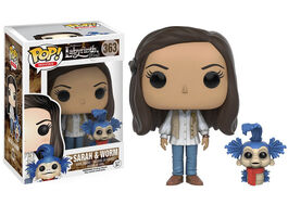 FK10823 Dentro del laberinto POP! Movies Vinyl Figura Sarah & Worm