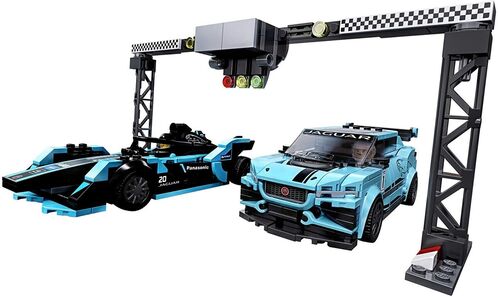 76898 Formula E Panasonic Jaguar Racing GEN2 car & Jaguar I-PACE eTROPHY LEGO® Speed Champions