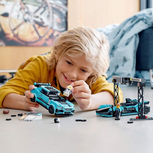 76898 Formula E Panasonic Jaguar Racing GEN2 car & Jaguar I-PACE eTROPHY LEGO® Speed Champions