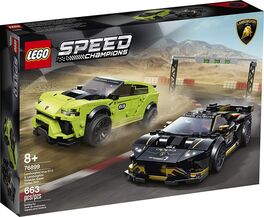 76899 Lamborghini Urus ST-X & Lamborghini Huracán Super Trofeo EVO LEGO® Speed Champions
