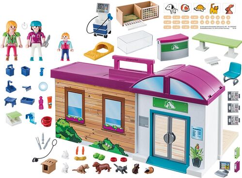 PLAYMOBIL - CLÍNICA VETERINARIA MALETÍN