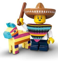 71027-01 LEGO® MINIFIGURES® 20º Edición - Niño de la Piñata71027-01 LEGO® MINIFIGURES® 20º Edición - Piñata Boy