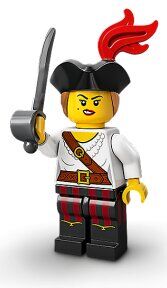 71027-05 LEGO® MINIFIGURES® 20º Edition - Pirate Girl