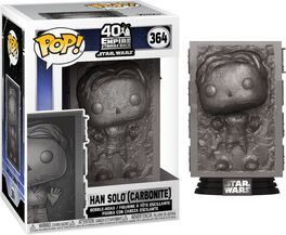 FUNKO POP! Star Wars: El Imperio Contraataca - Han Solo en Carbonita - 40th