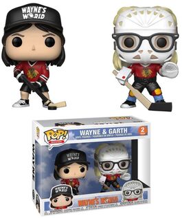 35343 FUNKO POP! Wayne's World - Wayne & Garth (Special Edition Hockey) - EXCLUSIVE