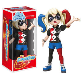 FK12059 DC Super Hero Girls Rock Candy - Figura Harley Quinn