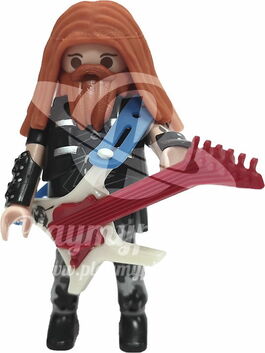 PLAYMOBIL 70369-6 SOBRE SORPRESA SERIE 18 NIÑOS - GUITARRISTA HEAVY