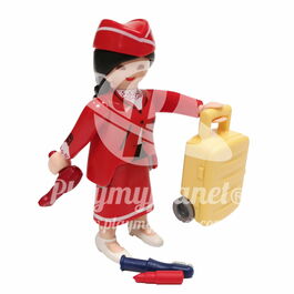 PLAYMOBIL 70370-6 FIGURES GIRLS SERIES 18 - STEWARDESS