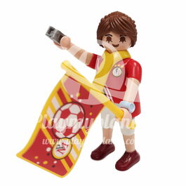 PLAYMOBIL 70370-9 SOBRE SORPRESA SERIE 18 NIÑAS -FAN DEL EQUIPO DE FÚTBOL ESPAÑOL