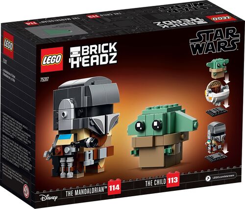 75317 The Mandalorian? & the Child LEGO® BrickHeadz®