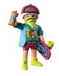 PLAYMOBIL - EVERDREAMERZ: CAJA COMIC WORLD PATINADOR GRAFITERO