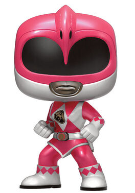 FK12577 Power Rangers POP! Televisoin Vinyl Figura Pink Ranger Metallic