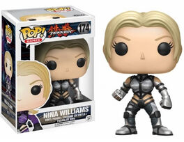 Tekken Pop! Games - Nina Williams con traje plateado