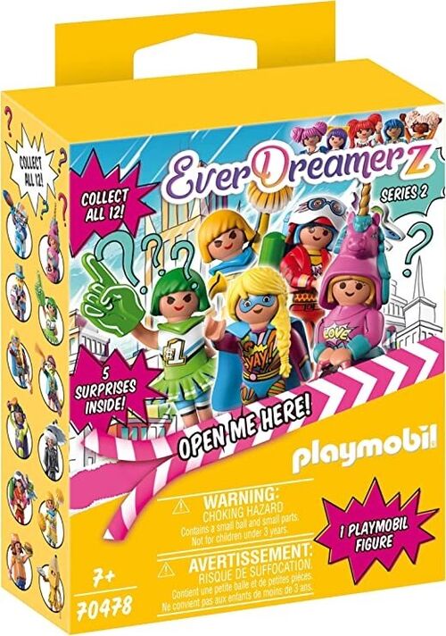 PLAYMOBIL - EVERDREAMERZ: CAJA COMIC WORLD SEÑOR COMIDA RÁPIDA
