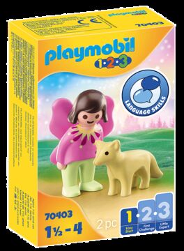 PLAYMOBIL - 1.2.3: HADA CON ZORRO