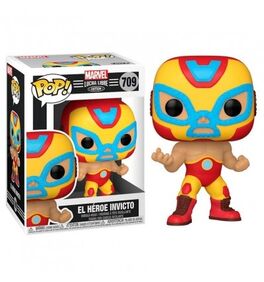 FUNKO POP! MARVEL LUCHA LIBRE - IRON MAN (El HÉROE INVICTO)
