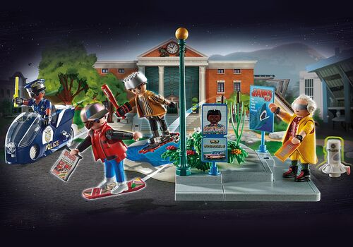 PLAYMOBIL - REGRESO AL FUTURO PARTE II: PERSECUCIÓN EN MONOPATÍN