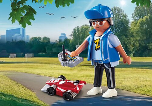 PLAYMOBIL - ADOLESCENTE CON COCHE RC