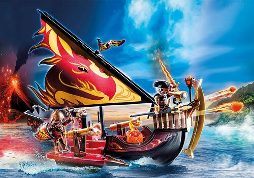 PLAYMOBIL - NOVELMORE: BARCO DE LOS BANDIDOS DE BURNHAM