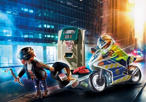 PLAYMOBIL 70572 MOTO DE POLICÍA