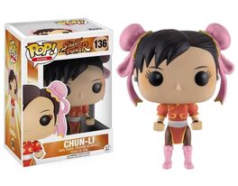 FK13445 Street Fighter Pop! Games - Figura Chun-Li Pink - Exclusivo