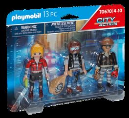 PLAYMOBIL - SET FIGURAS LADRONES