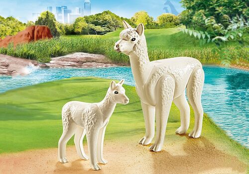 PLAYMOBIL - ALPACA CON BEBÉ