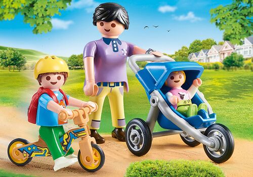 PLAYMOBIL - MAMÁ CON NIÑOS