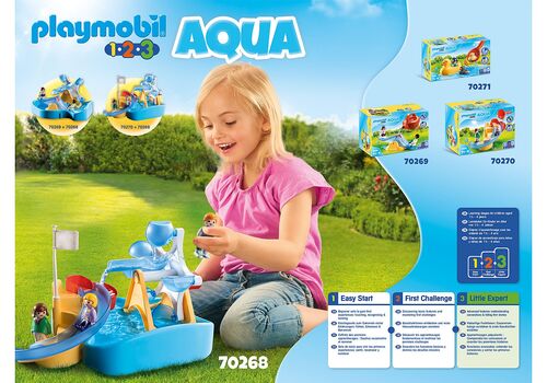 PLAYMOBIL ® 70268 1.2.3 CARRUSEL ACUÁTICO