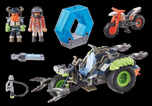 PLAYMOBIL - TOP AGENTS: REBELDES ÁRTICOS TRICICLO DE HIELO