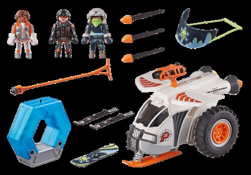 PLAYMOBIL - TOP AGENTS: SPY TEAM PLANEADOR DE NIEVE