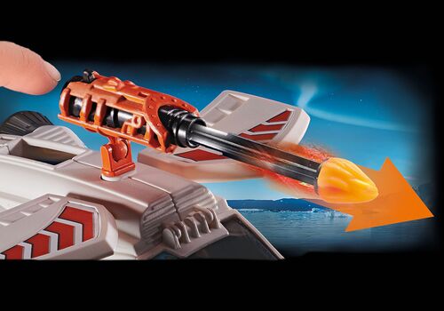 PLAYMOBIL - TOP AGENTS: SPY TEAM PLANEADOR DE NIEVE