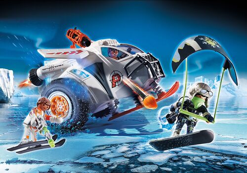 PLAYMOBIL - TOP AGENTS: SPY TEAM PLANEADOR DE NIEVE