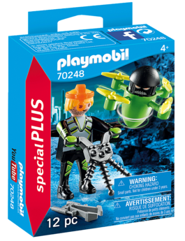 PLAYMOBIL - AGENTE CON DRON