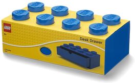 40211731 Desk drawer with 8 laces BLUE