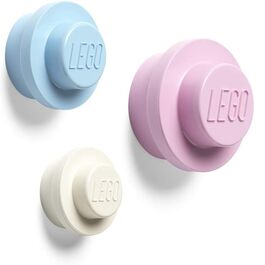 40161736 Wall Hangers (Light Blue, Baby Pink and White)