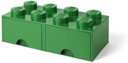 40061734 BRICK with 8 laces with drawers GREEN