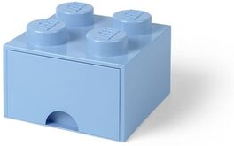 40051736 BRICK with 4 laces with drawer LIGHT BLUE
