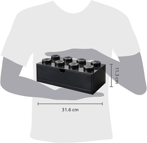 40211733 Cajón de mesa 8 encajes NEGRO