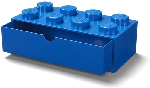 40211731 Desk drawer with 8 laces BLUE