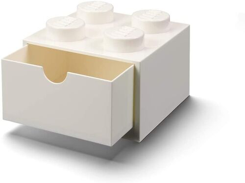 40201735 Desk drawer with 4 laces WHITE