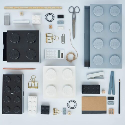 40201735 Desk drawer with 4 laces WHITE