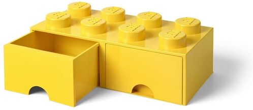40061732 BRICK with 8 laces with drawers YELLOW