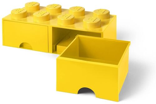 40061732 BRICK with 8 laces with drawers YELLOW