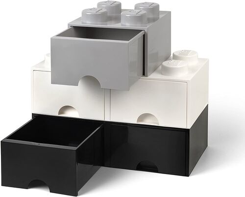 40051740 BRICK with 4 laces with drawer GRAY