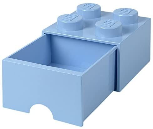 40051736 BRICK with 4 laces with drawer LIGHT BLUE