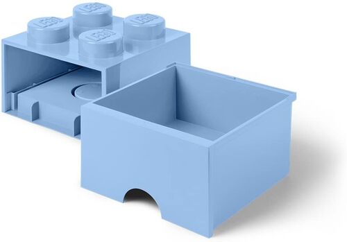 40051736 BRICK with 4 laces with drawer LIGHT BLUE