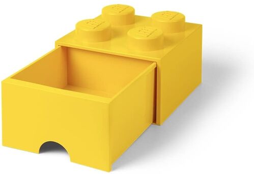 40051732 BRICK with 4 laces with drawer YELLOW