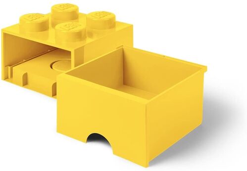 40051732 BRICK with 4 laces with drawer YELLOW