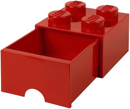 40051730 BRICK with 4 laces with drawer RED